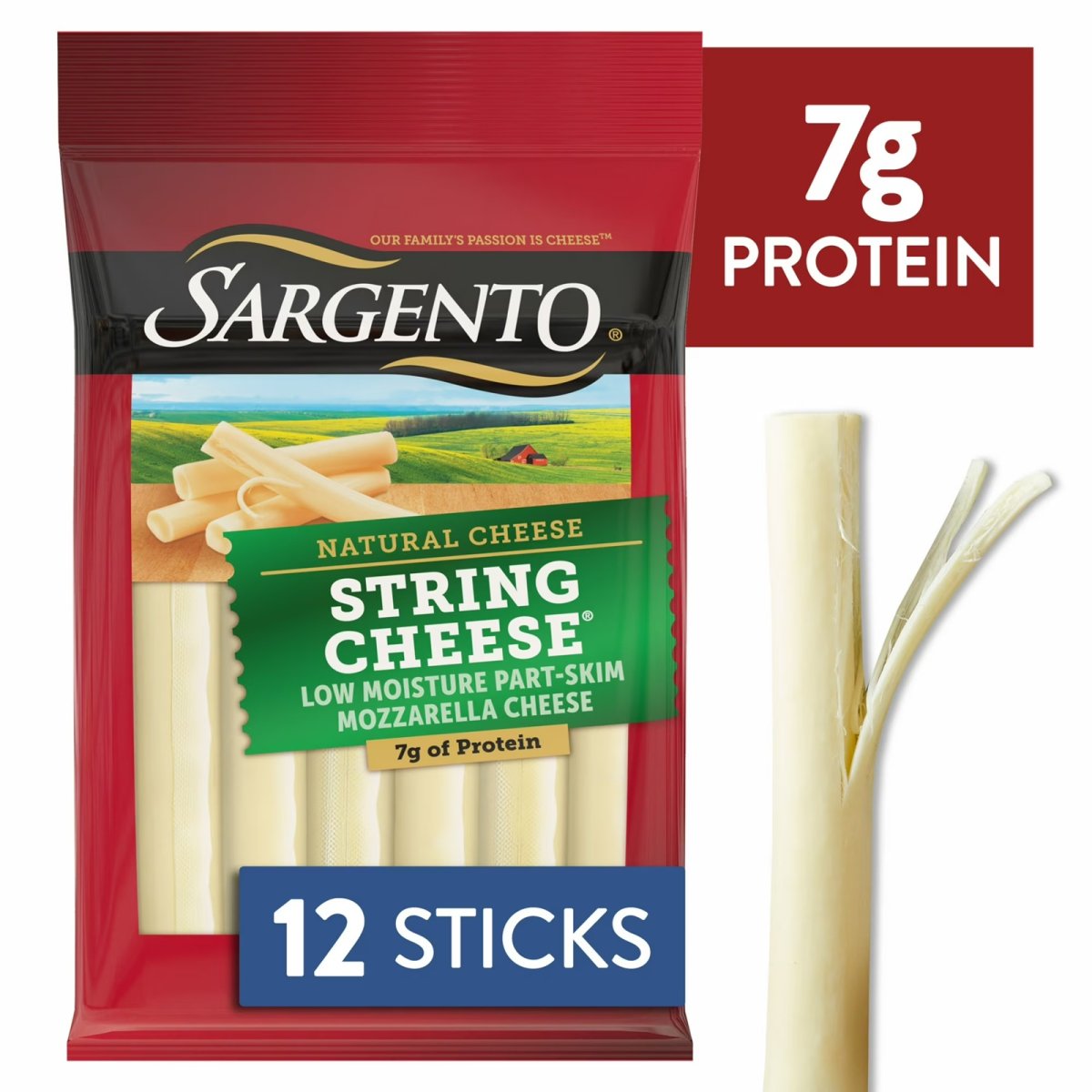 Sargento® Natural Cheese Strip Snacks, 12 Pack
