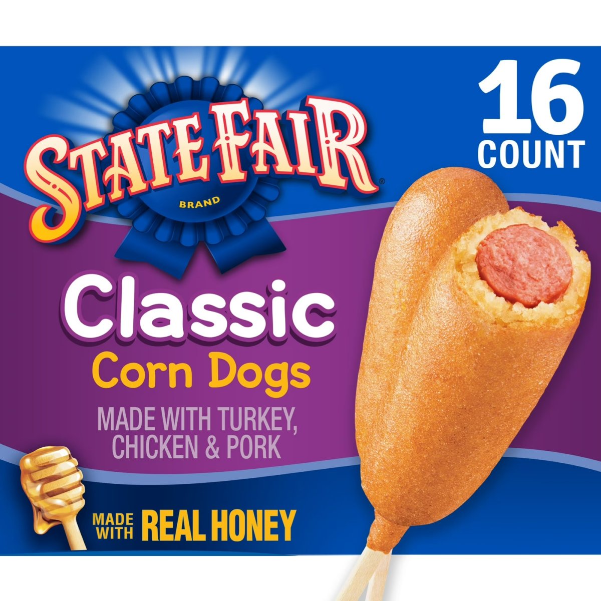 State Fair Classic Corn Dogs, 42.7 oz, 16 Count (Frozen)