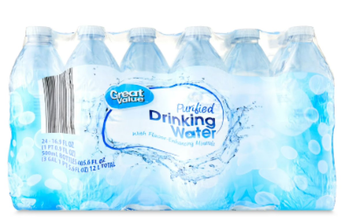 Great Value Purified Water, 16.9 Fl Oz, 24-Pack