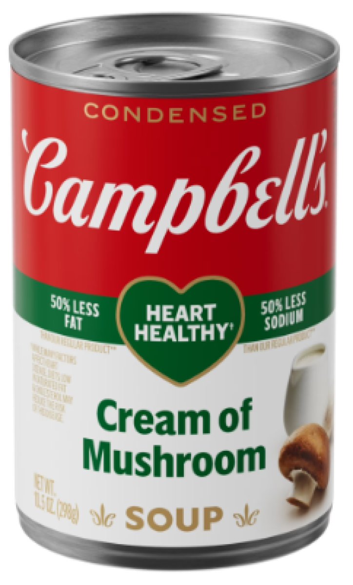 Campbell's Condensed Heart-Healthy Cream of Mushroom Soup, 10.5 oz Can