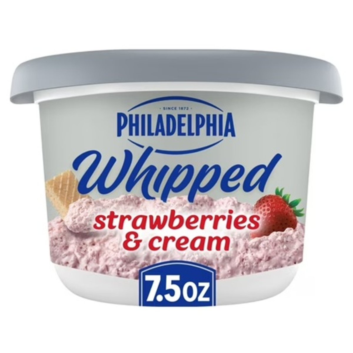 Kf Philadelphia Strawberries & Cream Whipped 8oz, Spread,