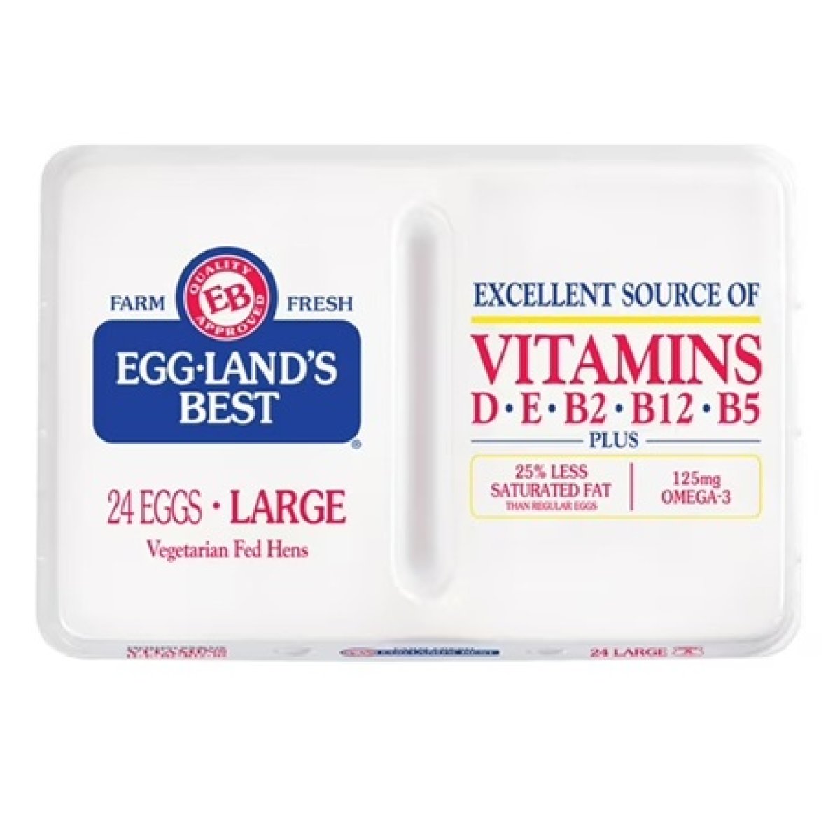 Eggland's Best Large White Eggs, 24 Count