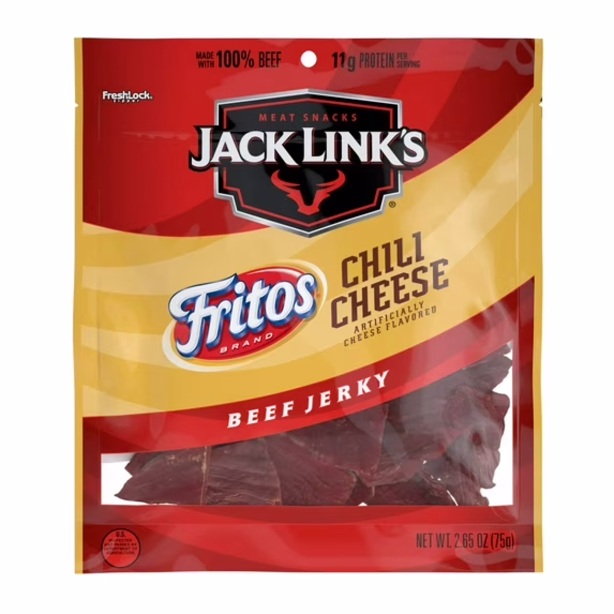 Jack Link's Jerky Fritos Chili Cheese Artificially Flavored 2.65 Ounce