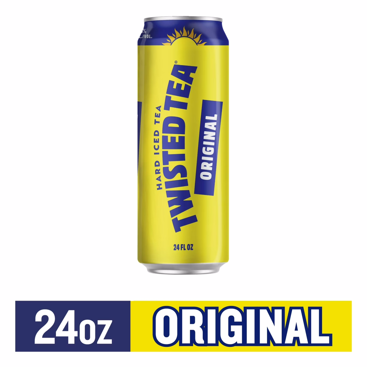 Twisted Tea Original Hard Iced Tea, Single, 24 fl oz Aluminum Can, 5% ABV